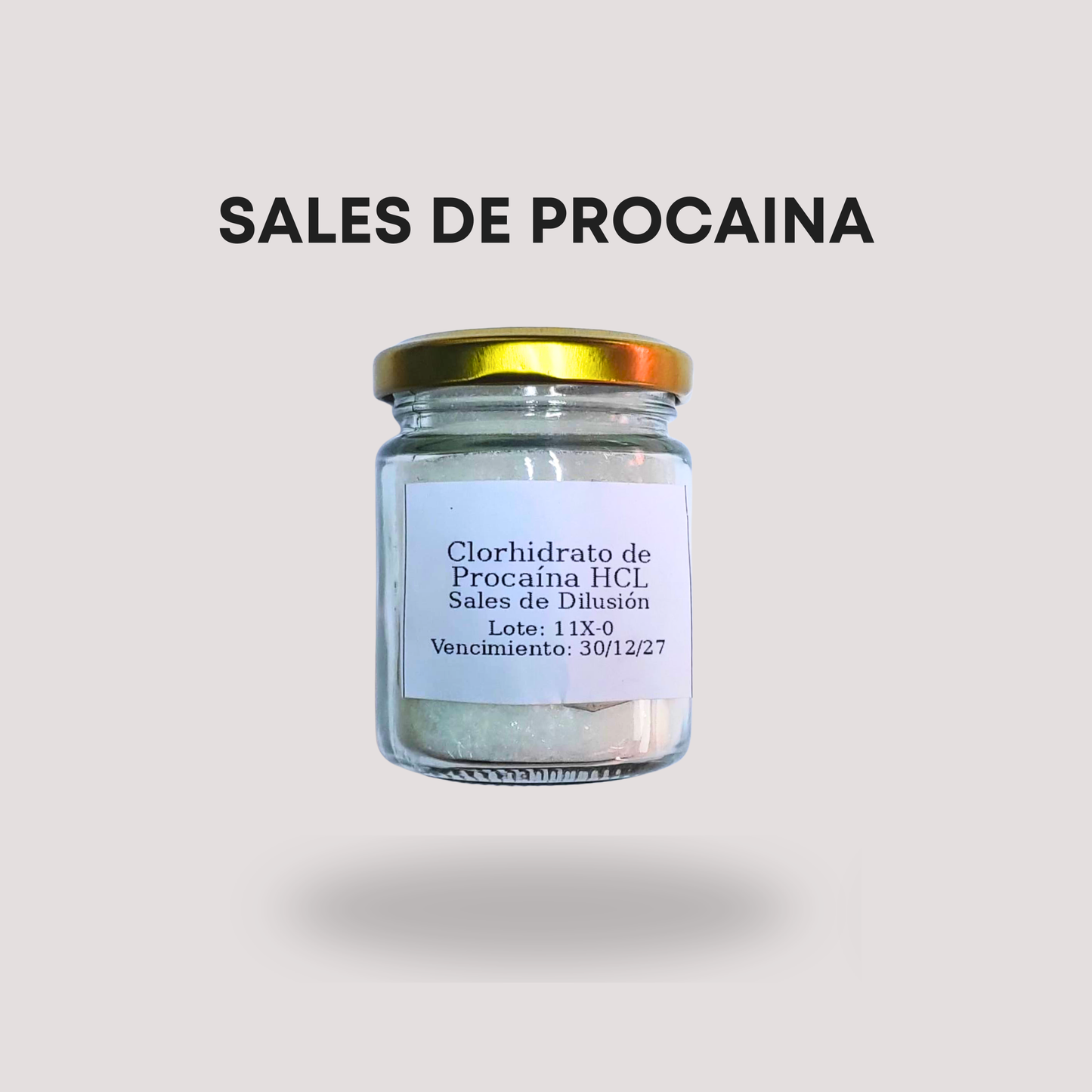 Sales de procaina