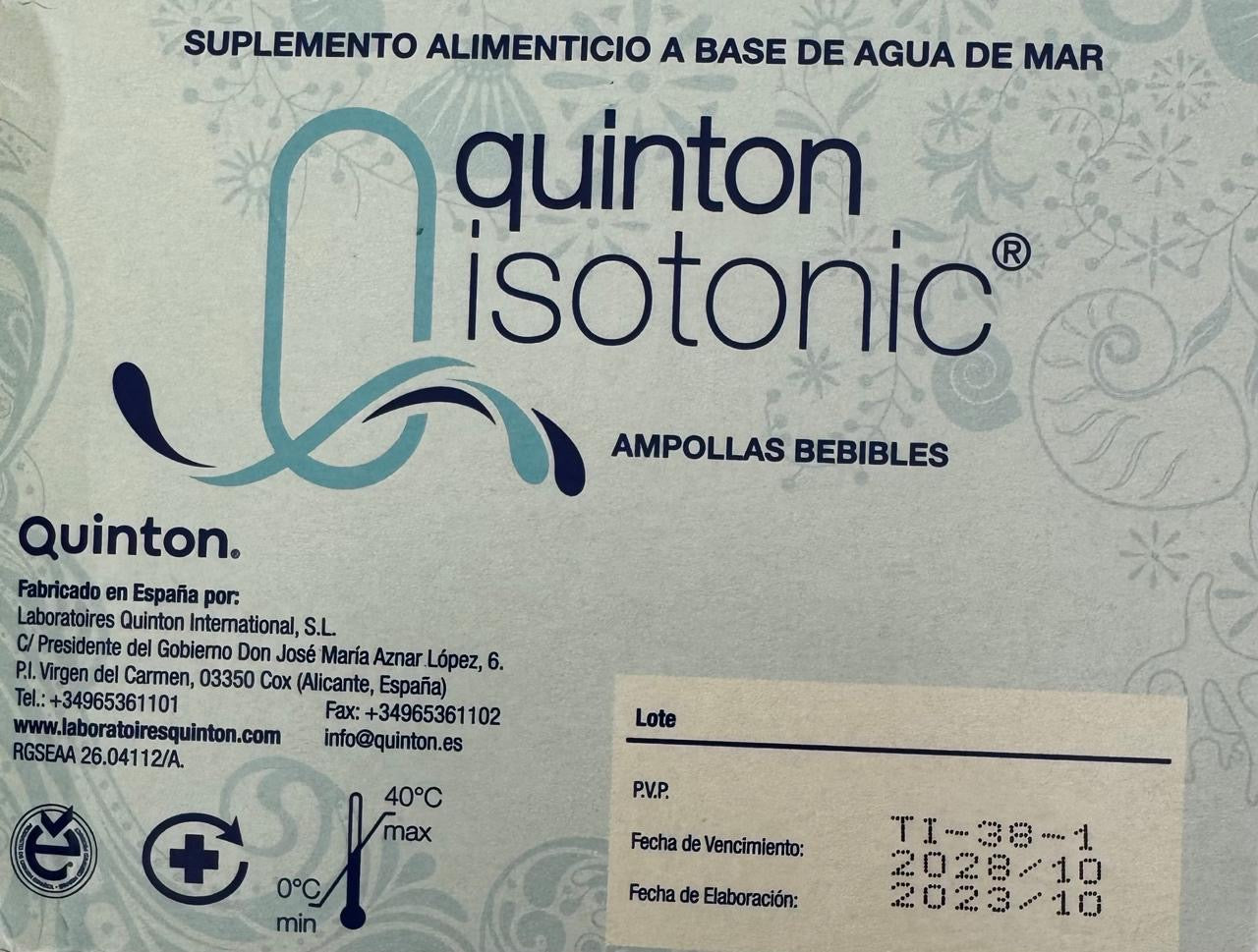 Quinton Isotonic ( Agua De Mar )