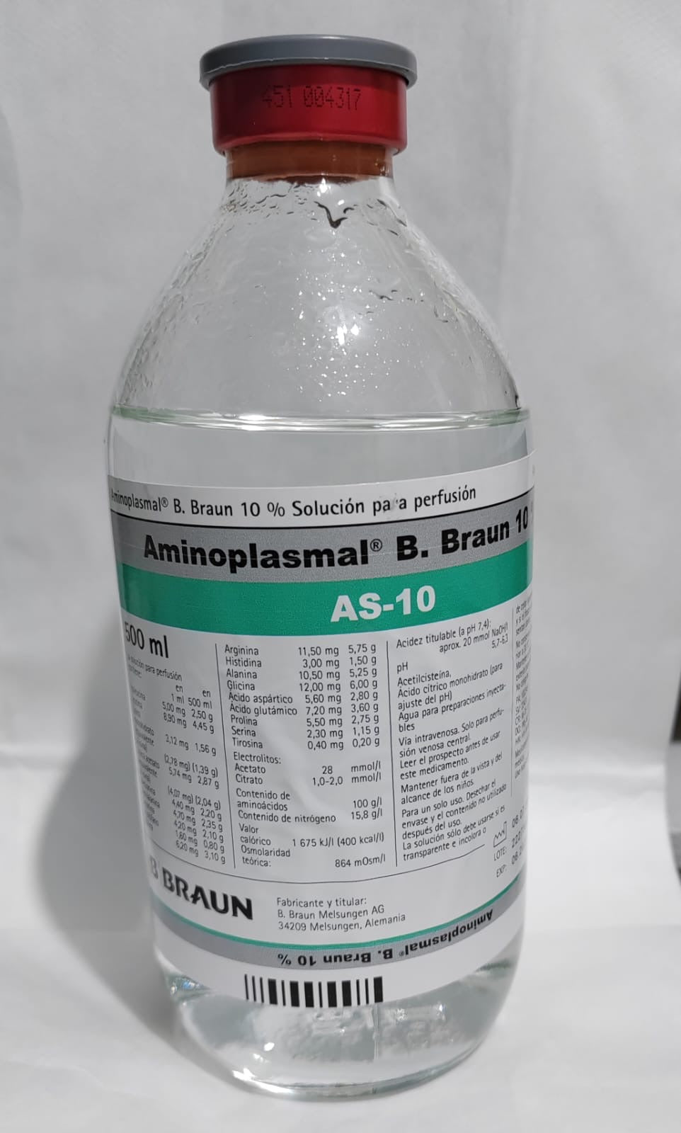 Aminoplasmal (Aminoacidos)